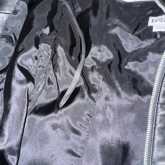 NWT Bagatelle Black Leather Halter Dress Size 8 zip front dress was a sample - Picture 12 of 16